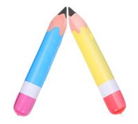 Generic 2pcs Jumbo Inflatable Pencil Balloons Fun Crayon Props for Back to School Decorations Classroom Party Favors for School Events and Birthday Celebrations