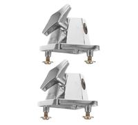 Generic 2pcs Kit Drum Rack Drums Silver Plated Iron Silver Percussion