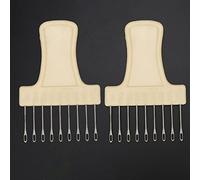 Generic 2Pcs Knitting Machine Transfer Comb, Fine Finishing Transfer Tool for KH260 KH270 SK151 SK155, Ideal for Knitters