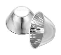 Generic 2pcs Led Flashlight Reflector Cup Aluminum Reflector Accessory for Spotlights Universal Flashlight Replacement 50mm x 23mm x 20mm
