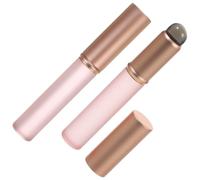Generic 2pcs Lip Gloss Applicator Brushes with Comfortable Aluminum Handles and Silicone Tips, Versatile Lipstick Applicator for Makeup and Travel Use, Suitable for Novice and Experienced