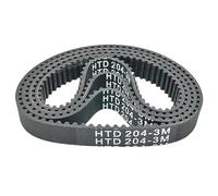 Generic 2pcs/lot Customized Rubber Timing Belt HTD201-3M/204/207/210/213/216/219 Transmission/Pitch 3/Tooth 203-3m 8-30mm Width (210-3M,8mm)