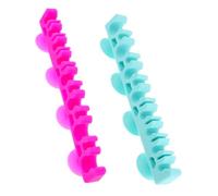 Generic 2pcs Makeup Brush Storage Rack Makeup Brush Drying Stand Makeup Brush Dryer Cosmetic Brush Dryer Stand Suction Cup Brush Organizer Makeup Brush Wash Brush Drying Rack