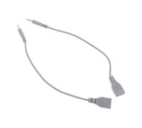 Generic 2pcs Massager Replacement Cord 2.5mm 3 Pin Female to 2.0mm Pin Male Adapter Cable for Electric Massager with Flexible Design and Reliable Power Output in Bedrooms and Offices