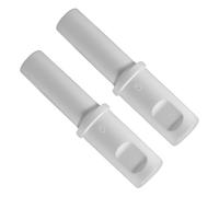 Generic 2pcs Meat Grinder Feed Rod Meat Sticks Kitchen Food Pusher Food Pusher for Kitchen Grinder Universal Grinder Pusher Meat Grinder Pusher Tool Meat Grinding Accessories White Plastic