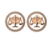 Generic 2pcs Mens Lapel Pin Justice Scale Brooch for Law Professionals, Alloy Material with Lasting Use, Elegant Accessory for Offices and Formal Attire