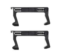 Generic 2pcs Microwave Oven Door Latch Replacement Hook Heat Resistant Pp Plastic Microwave Oven Accessories for Kitchen Repair with Precision Design