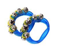 Generic 2Pcs Mini Noise Makers with Hand Bells for Parties, blue