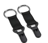 Generic 2pcs Multifunction Hat Clip for Travel Handbag Backpack Luggage.Vacation Beach Cruise Essentials Accessory (Black)