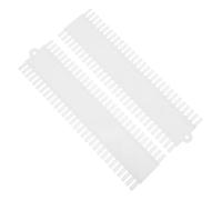 Generic 2pcs Nail Art False Nail Tips Practice Board with Colors Painting Display Palette Beige for Salon School Personal Use