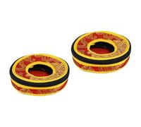 Generic 2pcs Nepal Hand Touch Bell Sleeve Packing Sleeve Tibetan Bell Storage Case for Meditation Handmade Unique Patterns and Excellent Workmanship