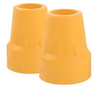 Generic 2pcs Non-slip Rubber Cane Tips with Skid Protection and Anti-wear Features, Sturdy Walking Stick Replacement Ends for Elderly, for Hiking and Trekking