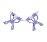 Generic 2pcs Nose Shaping Tool for Women, Plastic Nose Lifting Clips with Soft Nosepads, Straightening Nasal Bridge Corrector up Lifting and Beauty Enhancement