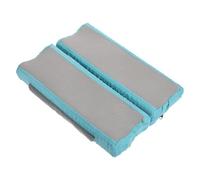 Generic 2pcs Padded Wheelchair Armrest Pads Sponge and Plush Material, Gentle Support and Steadfast Attachment for Mobility-Challenged Users in Settings and Home Use