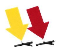 Generic 2pcs Photo Props Apparel Barrettes Head Bands Costumes Headband Hair Barrettes Decoration Hair Toppers Clips for Hair Outfits Bobby Pins for Women Funny Photo Hairpin Felt