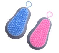 Generic 2pcs Plastic Hair Cleaning Brush and Scalp Massage Comb with Smooth Surface Design to Stimulate, Practical for Home Hair Shampoo and Scalp Relaxation Random Color