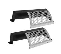 Generic 2pcs Plastic Mesh Ball Collect Case for Foosball Table Small Net Goal Replacement for Home Party Use Black with Silver Finish