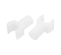Generic 2pcs Plastic Wheelchair Seat Rail Guides Replacement Blocks for Transport Chairs Detachable Support Sliders Enhancing Stability and Comfort Installation for Rehabilitation Use