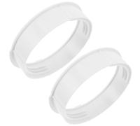Generic 2pcs Portable Air Conditioner Hose Coupler Plastic Connector Kit for General Compatible Mobile Cooling Heat-Resistant Exhaust Duct Adapter Easy Assembly for Efficient Cooling