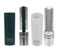 Generic 2pcs Portable Curling Comb for Styling Hair Travel Hair Brush Blow Drying Function for Women Men The Go