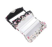 Generic 2PCs Portable Lipstick Holder Box Fabric Lip Gloss Case Compact Storage for Travel Cosmetics Organization