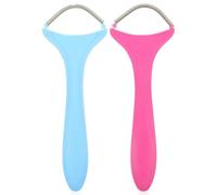 Generic 2pcs Portable Manual Facial Epilator Threading Tool for Women, Spring Hair Remover for Lip, Chin and Cheeks, Hair Removal at Home, Face Plucker for Sensitive Skin