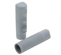 Generic 2pcs PVC Wheelchair Handlebar Grip Covers, Universal Replacement Hand Grips in Grey Blue, Sturdy Cushion Sleeves for Transport Chair Push Handles and Mobility Accessories