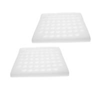 Generic 2pcs Quail Foam Egg Tray Egg Holder Deviled Container Cartons Reusable Quail s Deviled Trays Colorful Cartons Dozen s Clear s Crate White