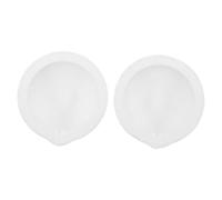 Generic 2pcs Quartz Laboratory Evaporating Container with Large Surface Area and Heat-resistant Feature, Suitable as Petri Dish for Home and Laboratory Use