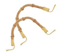 Generic 2pcs Rattan Teapot Handles for Ceramic Chinese Teapot, Bamboo-Shaped Loose Leaf Tea Infuser Replacement Handles with 22cm Perimeter, Suitable for 12-13cm Pot Distance, Tea Brewing