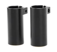 Generic 2pcs Rear Axle Sleeve, Brass Weight Increase Adapter with Black Hard Coating for SCX10 II AR44, Improve Stability and Simulation