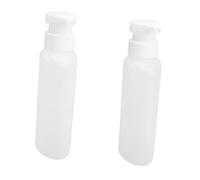 Generic 2pcs Refillable Foam Making Travel Bottles Toiletries Containers for Liquid Cleanser Shampoo Emulsion Pump Dispenser Lotion Bottle