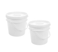 Generic 2pcs Refillable Plastic Wipes Dispenser Bucket with Safe Design, 10l Capacity Portable Wet Tissue Holder for Travel and Car Use, Multi-Functional Wipes Container for Families
