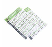 Generic 2pcs Resistance Band Exercise Poster Resistance Band Wall Exercise Chart Paper Comprehensive Guidance Real Movement Images Fitness Enthusiasts Beginners Strength Training Home Gym