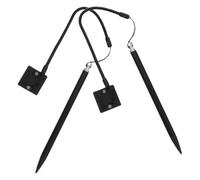 Generic 2pcs Resistive Screen Stylus Pen Portable Touchscreen Writing Tool Spring Rope Holder for Drawing and Note-taking