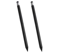 Generic 2pcs Retro Capacitive Stylus Pens for Touch Screens, Creative Precision Tablet and Phone Pen with Black Round Rubber Tip, Portable Writing and Drawing Accessory for Office and