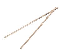 Generic 2pcs Retro Style Hair Chopsticks Craft Decor DIY Hairpin Making Sticks Elegant Accessories for Women Wedding Birthday Daily Use