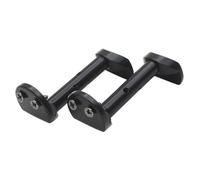 Generic 2pcs Sad Violin Chin Rest Screws Bows Violin Bow Instruments 4/4 Violin Chin Rest Clamp Chin Rest Screws for Violin 3/4 Violin Chin Rest Clamp Musical Electric Violin Black Metal