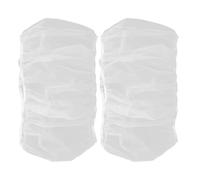 Generic 2pcs Seed Screen Birdcage Dust Cover Splashproof User Friendly Design Polyester Mesh Cover Elastic Edge Circumference 55"-67" for Indoor Travel Parrot Cages