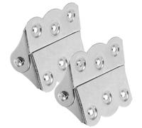 Generic 2pcs Self Closing Door Hinges 2.7 Inch Stainless Steel Heavy Duty Automatic Closure Design with Included Screws for Home and Office Security