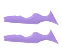 Generic 2pcs Silicone Eyeliner Stencil Tool for Women Multifunctional Eye Makeup Aid to Create Shaped Eye Lines Reusable Guide Template for Makeup and Lipstick