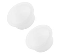 Generic 2pcs Silicone Wax Warmer Liners Reusable Wax Melt Bowl Replacement for Scented Candle Burners Leakproof Heating Plate for Aromatherapy Lamps Home Fragrance Use