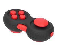 Generic 2Pcs Skin Picking Pad Toy Stress Relief Fingertip Game for Children Adults Durable Portable Size 7cm (Black Red)