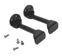 Generic 2pcs Small Violin 4/4 Violin Chin Rest Clamp Chin Rest Screws for Violin 4/4 Rest Clamps Violin Stand Electric Violin Tuners 3/4 Violin Chin Rest Clamp Bows Black Metal