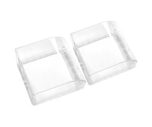 Generic 2pcs Socket Plate Guard Panel Box Plug Protector for Home Bathrooms Practical Plastic Waterproof Cover and User-friendly Design