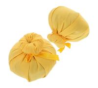 Generic 2pcs Thai Herbal Heat Compress Balls with Cotton Pouches for Home Facial and Eye Massage Spa Therapy