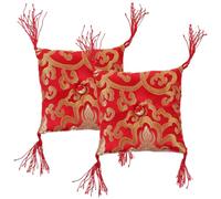 Generic 2pcs Tibetan Singing Bowl Cushion Mat Handmade Nepalese for Meditation Lightweight Buddha Hall Decoration for Ritual Instruments Sound Bowls