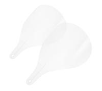 Generic 2pcs Transparent Facial Haircut Shield Barber Face Protection Mask for Hairdressing Guard Against Hairspray and Dye Full Facial Coverage Clear Visibility for Salon Use