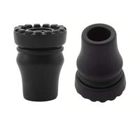 Generic 2Pcs Trekking Pole Tip Protector 16/20/22mm Walking Cane Tips Pads Non-Slip Walking Pole Tips Replacement Cane Crutch Accessories