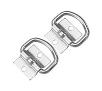 Generic 2pcs Truck Lashing Ring The Tow Trucks Heavy Duty Hooks Trailer Tie down Anchor Deck Tie down Lashing Ring Heavy Duty Tie down Ring Load-bearing Hangers Bracket Metal Silver